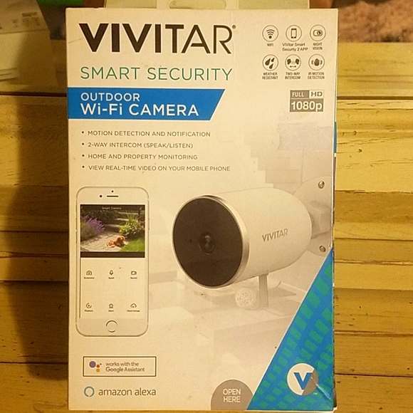 VIVITAR Other - NIB-VIVITAR- Outdoor Wi-Fi Camera w/2 way intercom